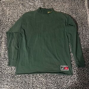 VINTAGE Green Long Sleeve “Notre Dame Logo Athletic” Turtle Neck Shirt